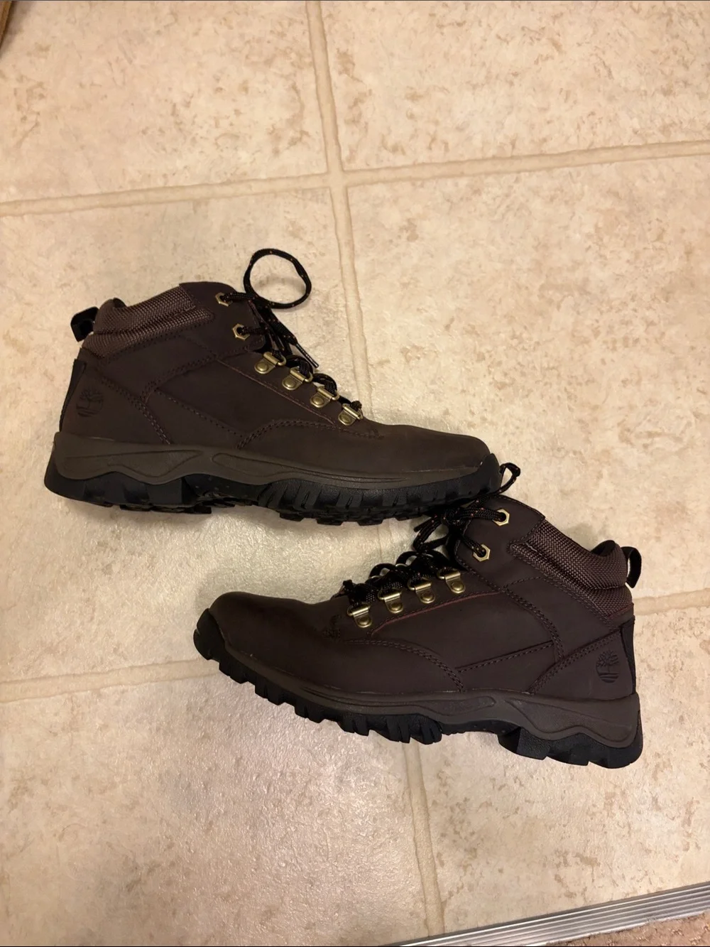Timberland Brown Lace-Up Rugged Trail Boots